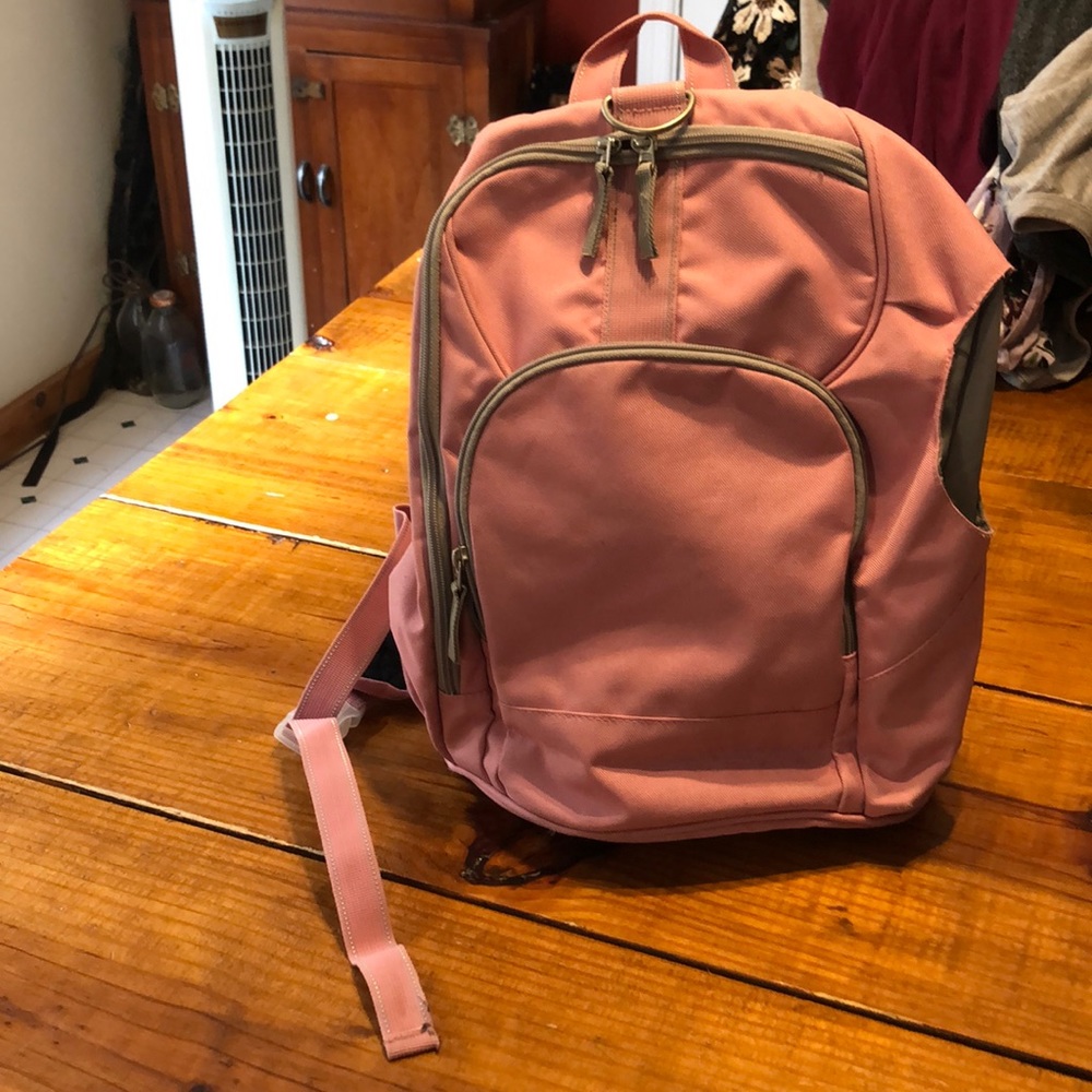 Pottery Barn Kids pink one strap backback